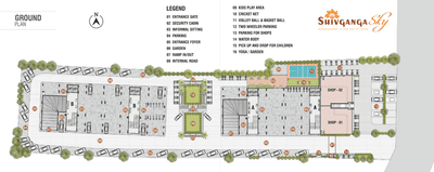 Project Image of 0.0 - 748.0 Sq.ft 3 BHK Apartment for buy in Samarpan Shiv Ganga Sky