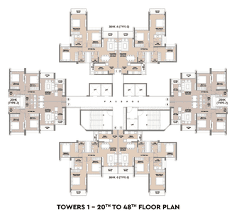Project Image of 665.43 - 959.18 Sq.ft 2 BHK Apartment for buy in Sunteck Sky Park