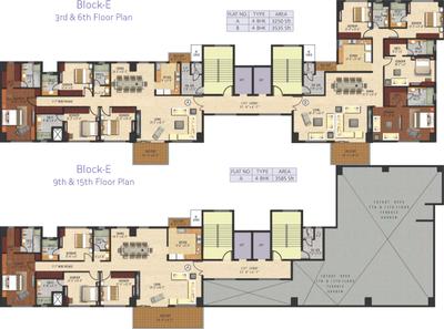 Project Image of 2400.0 - 8425.0 Sq.ft 3 BHK Apartment for buy in Ideal Exotica