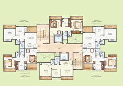 Project Image of 564 Sq.ft 1 BHK Apartment / Flat for sale in Kalyan West for Rs. 3500000