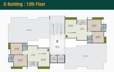 Project Image of 592.45 - 593.2 Sq.ft 2 BHK Apartment for buy in Meera Tapti Valley