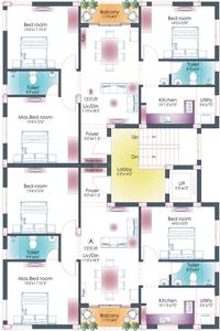 Project Image of 1310.0 - 2620.0 Sq.ft 3 BHK Apartment for buy in Pushkar Sundari