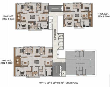 Project Image of 2386.0 - 3917.0 Sq.ft 3 BHK Apartment for buy in Casagrand GS Infinity