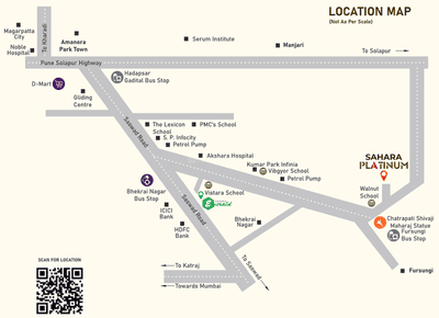 Project Image of 425.82 - 610.75 Sq.ft 1 BHK Apartment for buy in Sahara Platinum