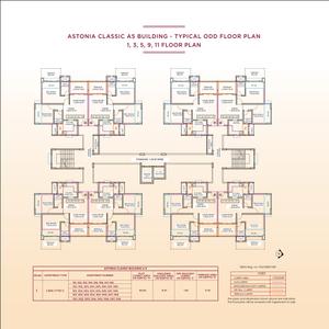 Project Image of 533.67 - 544.0 Sq.ft 2 BHK Apartment for buy in Amit Astonia Classic Phase II A5 Building