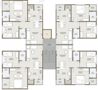 Project Image of 963.0 - 1035.0 Sq.ft 2 BHK Apartment for buy in Aryan Crystal