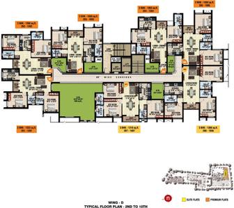 Project Image of 476.0 - 2663.0 Sq.ft 1 BHK Apartment for buy in Sidharth Upscale