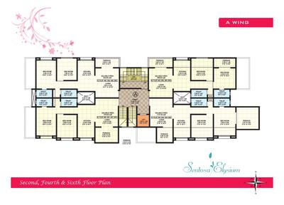 Project Image of 874.0 - 1137.0 Sq.ft 2 BHK Apartment for buy in Shree Ganesh Sentosa Elysium