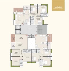 Project Image of 1063.88 - 1070.22 Sq.ft 3 BHK Apartment for buy in Infinity Sky
