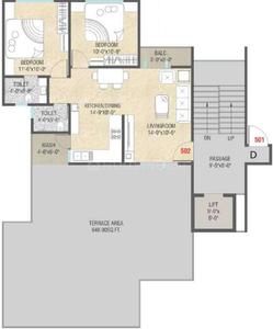 Project Image of 950.0 - 1334.0 Sq.ft 2 BHK Apartment for buy in Shiv Aashray Residency