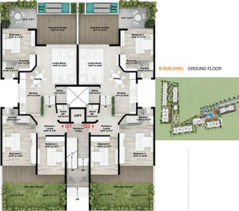 Project Image of 933.0 - 1092.0 Sq.ft 3 BHK Apartment for buy in Rohan Leher 2 Wing B C DE