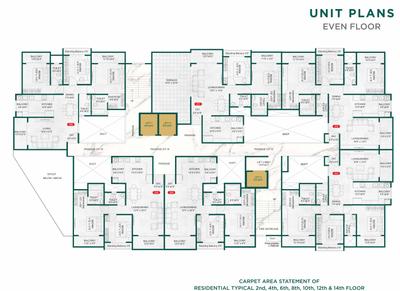 Project Image of 999.0 - 1708.0 Sq.ft 2 BHK Apartment for buy in Mountain Jewel