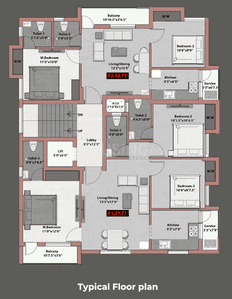 Project Image of 892.0 - 1297.0 Sq.ft 2 BHK Apartment for buy in MP Rue Radiale Ph 1