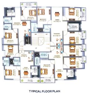Project Image of 0.0 - 772.067272 Sq.ft 3 BHK Apartment for buy in Nivas Aditya Residency