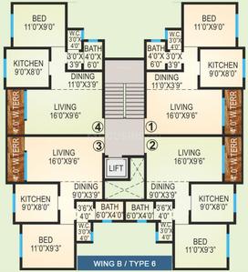Project Image of 685.0 - 1265.0 Sq.ft 1 BHK Apartment for buy in Agarwal Vrindavan Township
