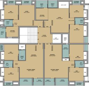 Project Image of 298.91 - 487.82 Sq.ft 1 BHK Apartment for buy in Shree Harikrushna Apartment 2