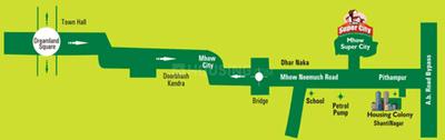 Gyansheela Super City Mhow Location Plan 4