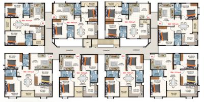 Project Image of 1025.0 - 1400.0 Sq.ft 2 BHK Apartment for buy in Vaishnavi Vrishab