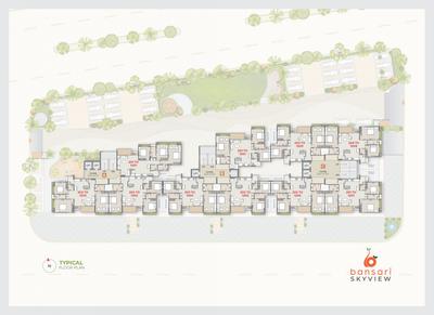 Project Image of 2223.0 - 2340.0 Sq.ft 3 BHK Apartment for buy in Bansari Skyview
