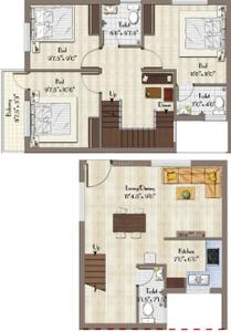 Project Image of 400.0 - 1220.0 Sq.ft 1 BHK Apartment for buy in Annai Avantika Villas