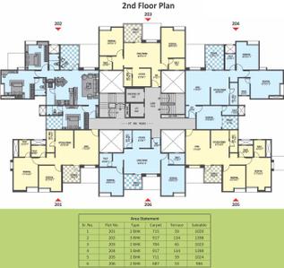 Project Image of 564.0 - 1045.0 Sq.ft 2 BHK Apartment for buy in Rujuta Gardenia Crest