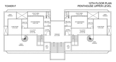Project Image of 1421.7 - 2281.3 Sq.ft 3 BHK Apartment for buy in Baroda Indumati Palace Residences Tower F