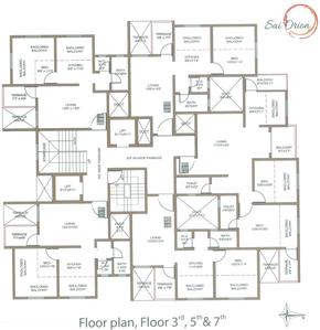 Project Image of 457.0 - 777.0 Sq.ft 1 BHK Apartment for buy in Shreyash Sai Orion