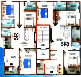 Project Image of 1111.0 - 1689.0 Sq.ft 3 BHK Apartment for buy in Sri Tamboolam