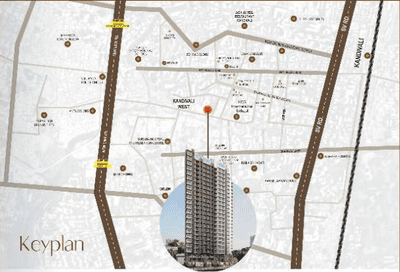 Project Image of 511 Sq.ft 1 BHK Apartment / Flat for sale in Kandivali West for Rs. 13500000