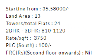 Project Image of 810.0 - 1120.0 Sq.ft 2 BHK Apartment for buy in Rajwada Pebble Bay