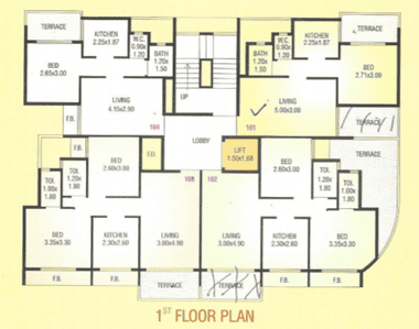 Project Image of 281.48 - 399.02 Sq.ft 1 BHK Apartment for buy in Shree Sai Hari Om