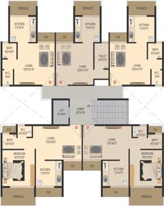 Project Image of 208.0 - 292.0 Sq.ft 1 RK Apartment for buy in Omcon Om Aagman