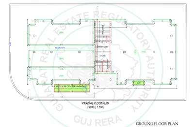 Shree Kesar A Cluster Plan from ground to 1st Floor 1