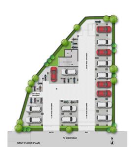 Project Image of 1025.0 - 1076.0 Sq.ft 2 BHK Apartment for buy in RLD Tripti
