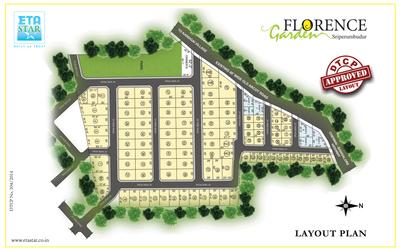 ETA Florence Garden Premium Villa Plots adjacent to Globevill Township Layout Plan 1