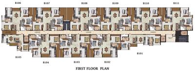 Project Image of 1503.0 - 1511.0 Sq.ft 3 BHK Apartment for buy in Casagrand Highclere
