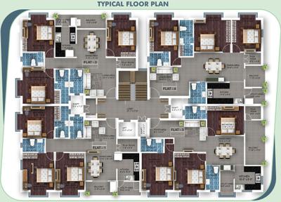 Project Image of 1262.03 - 1355.07 Sq.ft 3 BHK Apartment for buy in Highfield Panacea