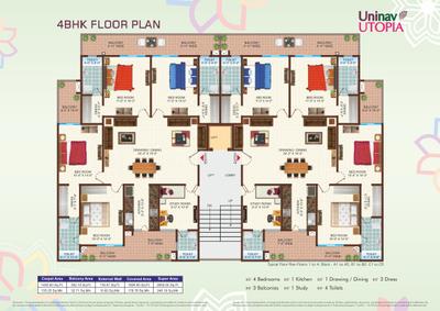 Project Image of 485.0 - 2650.0 Sq.ft 1 BHK Serviced Apartment for buy in Uninav Utopia