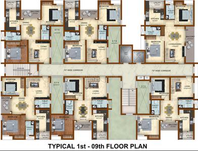 Project Image of 1337.0 - 3102.0 Sq.ft 2 BHK Apartment for buy in Arima Legend Phase 1