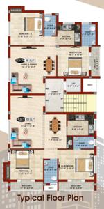 Project Image of 881.0 - 1058.0 Sq.ft 2 BHK Apartment for buy in Sai Nikethan