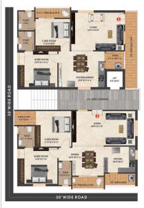 Project Image of 1230.0 - 1245.0 Sq.ft 2 BHK Apartment for buy in KP Shobha Enclave