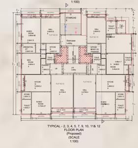 Project Image of 755.41 - 911.81 Sq.ft 3 BHK Apartment for buy in Earth Sky Heaven