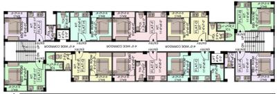 Project Image of 294.0 - 550.0 Sq.ft 1 BHK Apartment for buy in Barasat Vrindavan Complex