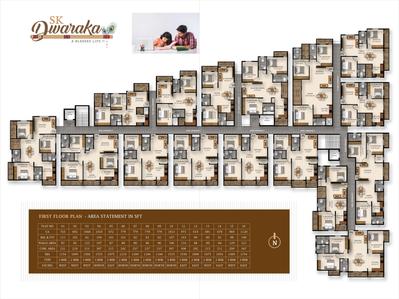 Project Image of 1400 Sq.ft 3 BHK Apartment / Flat for sale in Horamavu for Rs. 12850000
