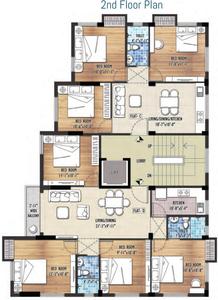 Project Image of 875.0 - 1296.0 Sq.ft 2 BHK Apartment for buy in Abira Irini