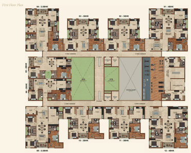 Project Image of 1409.0 - 2667.0 Sq.ft 2 BHK Apartment for buy in Globus Arima Luminare