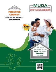 Project Image of 1350.0 - 3150.0 Sq.ft Residential Plot Plot for buy in Prestige County