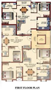 Project Image of 547.0 - 949.0 Sq.ft 1 BHK Apartment for buy in Hitech Akshayaa