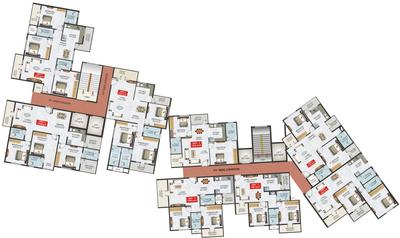 Project Image of 950.0 - 1530.0 Sq.ft 2 BHK Apartment for buy in GK Tower