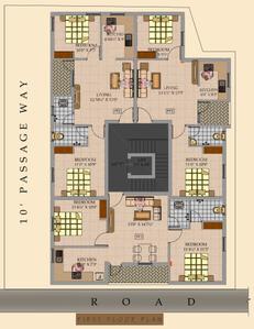 Project Image of 830.0 - 1350.0 Sq.ft 2 BHK Apartment for buy in Suraj Enclave